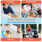 Bentgo Easyboxes 3-Compartment Food Containers 8-Piece Set